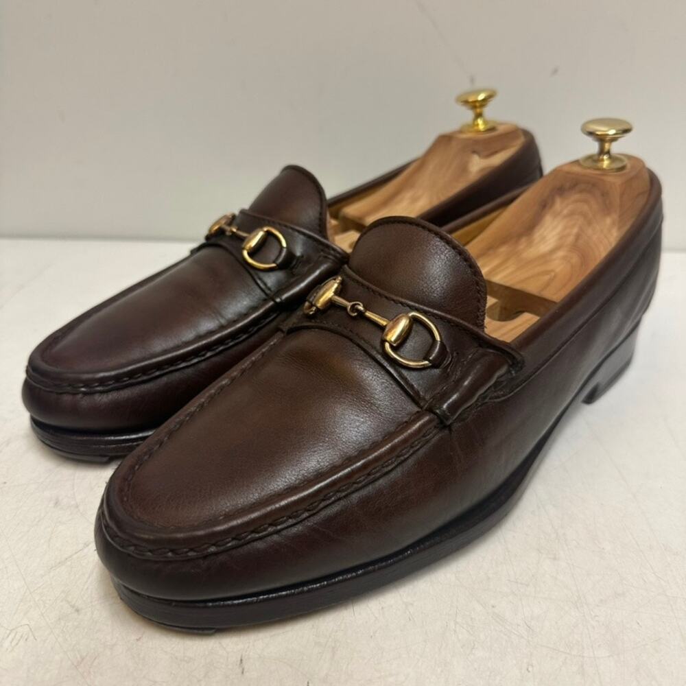 NEW HEELS Alden H466 Dark Brown Calfskin Horse Bit Loafer Made in USA 10 D